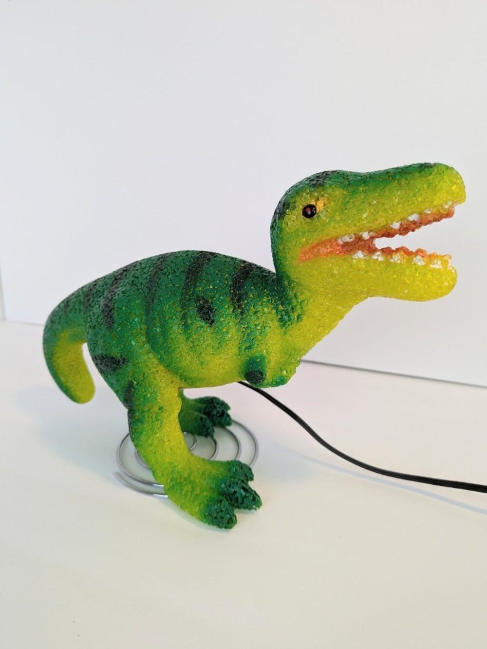 T-REX green dinosaur bedtime nightlight plug-in lamp